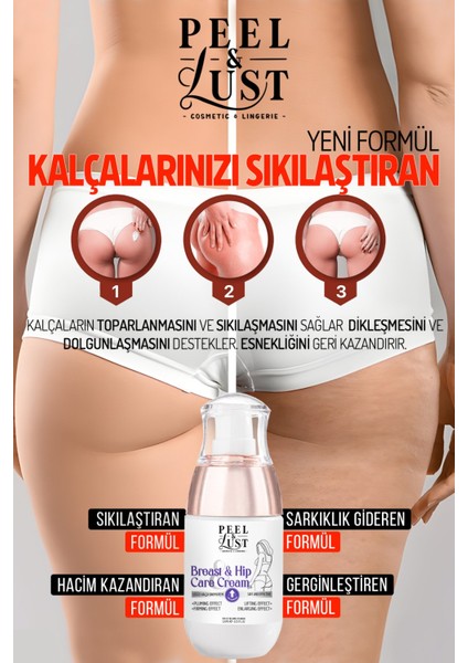 Göğüs ve Kalça Büyütmeye Yardımcı Bakım Kremi, İki Formül Bir Arada indirimleri