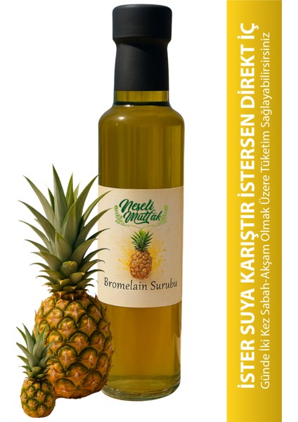 Bromelain Şurubu ( Koenzim Q10 ve L-Karnitin Ilaveli )