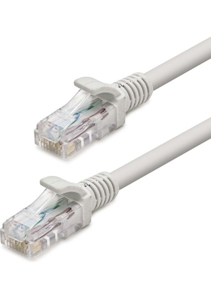 Büro Ev Ofis Network Bağlantısı Için 5mt Gri Cat6 Kablo