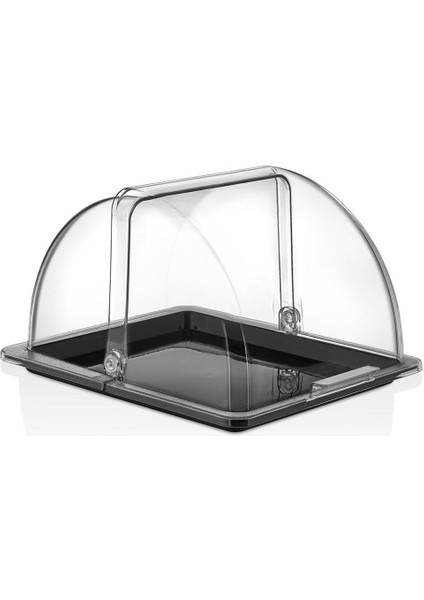 Menteşeli Kek ve Börek Fanusu, 2'li Polikarbon Plastik Set, Siyah fiyatları