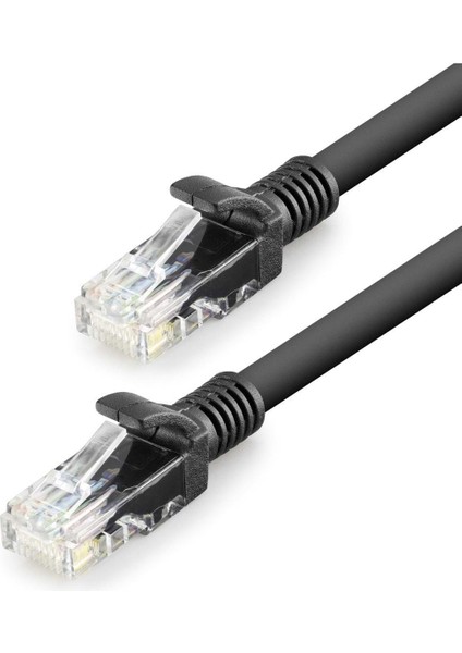 Büro Ev Ofis Network Bağlantısı Için 100CM Siyah 1000GB 250MHZ Cat6 Kablo