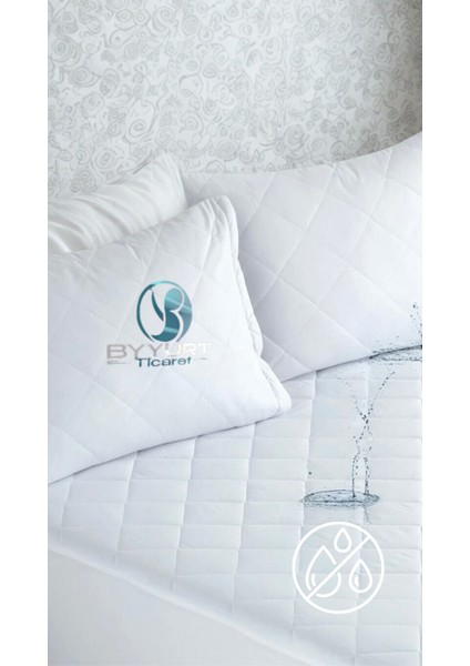 Kapitone Sıvı Geçirmez Yastık Alezi Beyaz 50X70 - Beyaz fiyatları