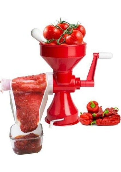Ev Tipi Çok Renkli Domates ve Biber Salça Makinesi