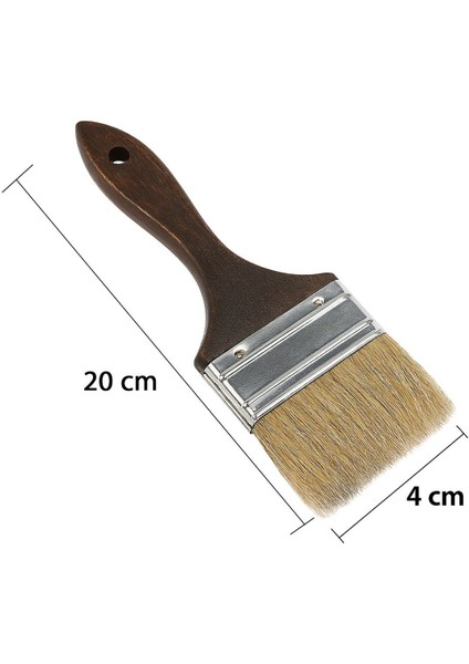 Ahşap Saplı Büyük Boy Espresso Makinesi Temizlik Fırçası Gri fiyatları