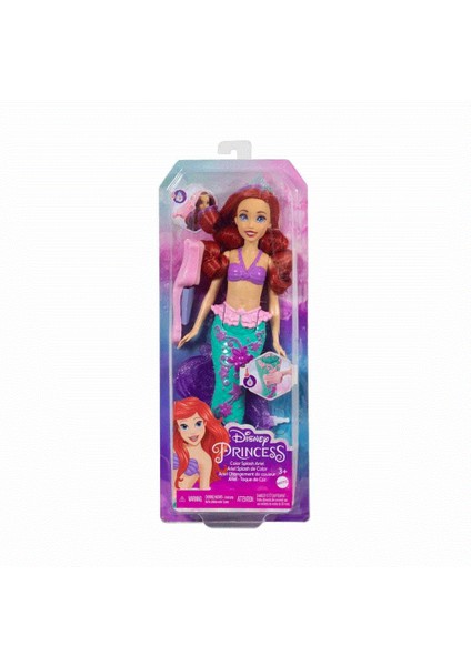 HLW00 Disney Prensesleri Muhteşem Renk Değiştiren Saçlı Deniz Kızı Ariel
