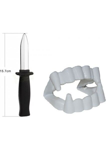 Vampir Dişi - Şaka Bıçağı - Tiyatro Oyun Seti 2li Set
