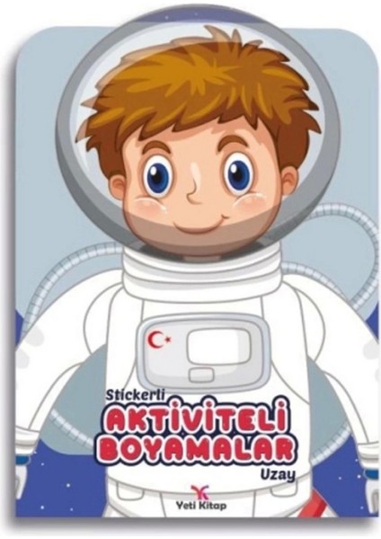 Stickerli Aktivite ve Boyamalar Uzay