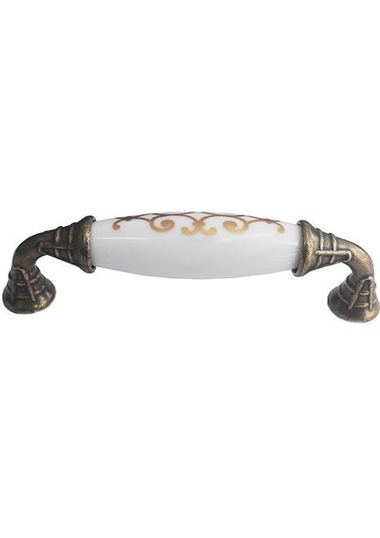 Klasik Silindir Kulp Antik Sarı 96 mm fiyatları