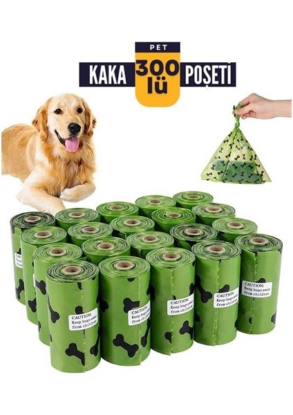 Evcil Hayvan Kaka Poşeti 300 Adet