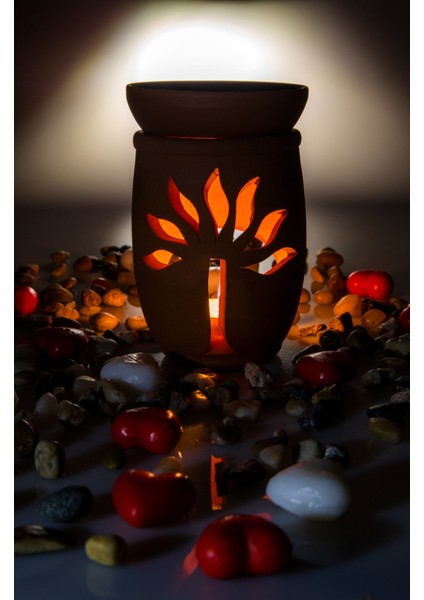 Hayat Ağacı El Yapımı Çömlek Buhurdanlık Tütsülük fiyatları