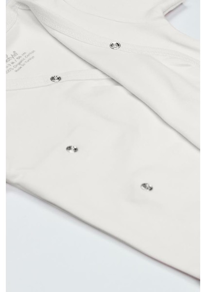 Bistyle Organik Natural Basic Style Kruvaze Uzun Kol Body BS17102 Ekru modelleri