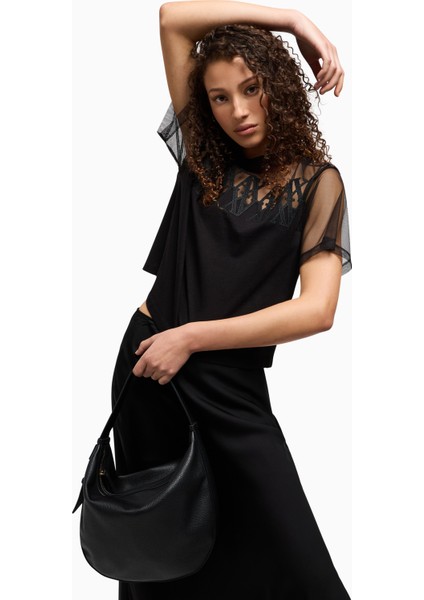 Siyah Kadın Omuz Çantası XW000916AF11902