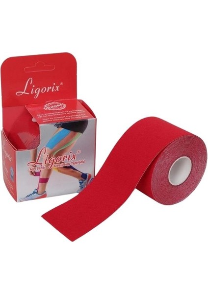 Kinesio Tape Sporcu Bandı 5CMX5M Kırmızı