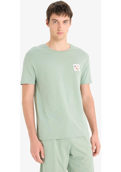 Pijama Takımı Baskılı Kısa Kollu Üst Şort F6184AX25SP fırsatları