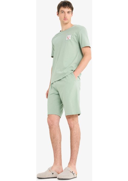 Pijama Takımı Baskılı Kısa Kollu Üst Şort F6184AX25SP fiyatları