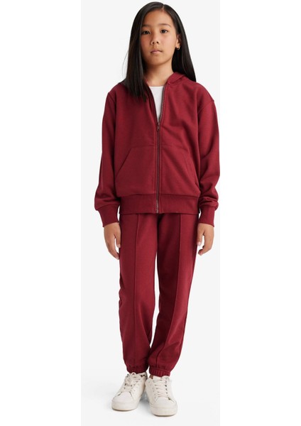 Kız Çocuk Basic Düz Kapüşonlu Okul Fermuarlı Sweatshirt C8110A825AU fiyatları