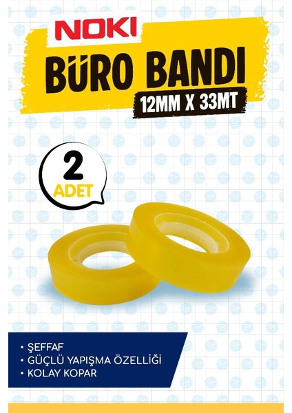 Büro Bandı 12X33 mm Bant Selefon Bant 2 ADET-T1463 fiyatları