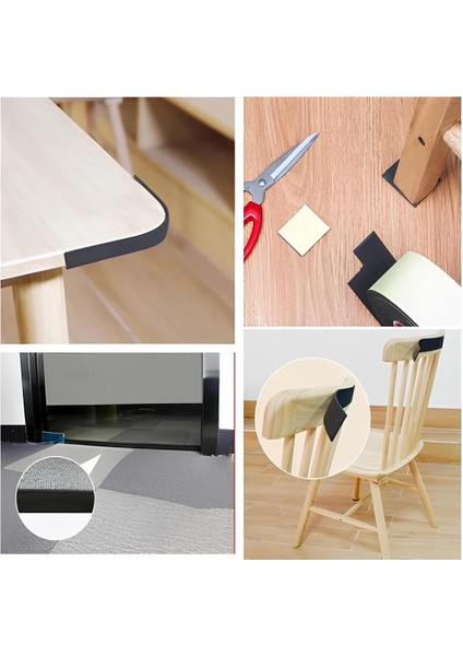 Çift Taraflı Yapışkanlı Epdm Kauçuk Yalıtım Süngeri, 3mm x 40MM, 10M Siyah indirimleri