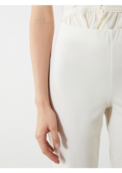 Yeni Sezon Beli Lastikli Kadin Pantolon - S5PU26Z8 modelleri
