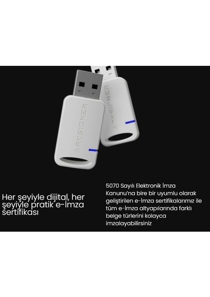 Arkimza Elektronik Imza Token, 1 Yıllık E-Imza modelleri