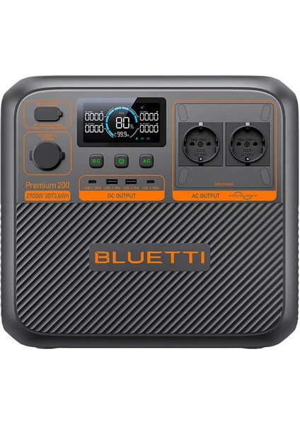 Bluettı Premıum 200 V2 Portable Power Station - 2700W 2300WH