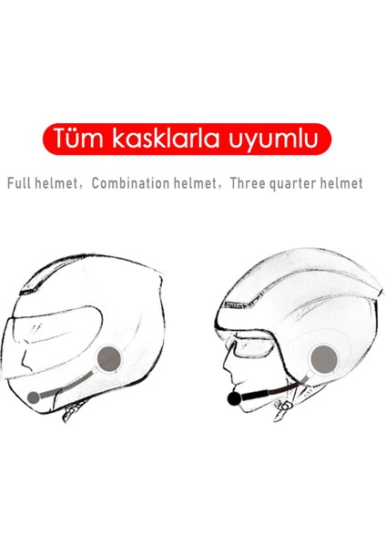 Kask Içi Bluetooth Kulaklık - Otomatik Cevaplama Universal Ios & Android Destekli MT- A962 indirimleri