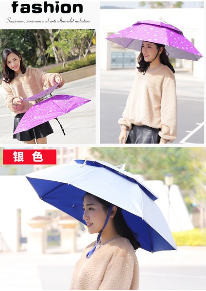 Yeni Kova Kafa Yağmurlu Güneş Şapkası Baş Şemsiye (Yurt Dışından) fiyatları