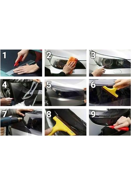 Oto Far Filmi Mat Siyah Sis Sinyal Stop Lambası Filmi fiyatları