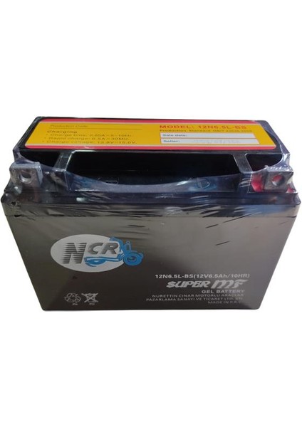 Ncr Kuba Cg Akü 12V / 6.5AH Motosiklet Aküsü