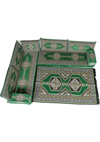 Şark Köşesi Takımı Yahyalı Yeşil Modeli Koltuk Takımı Sünger Dahil 10 Parça fiyatları