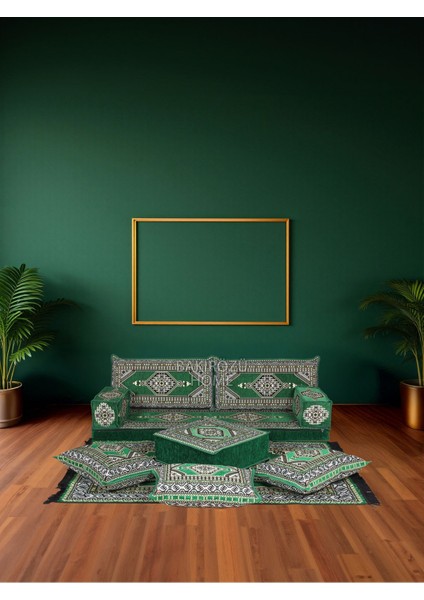 Şark Köşesi Takımı Konsepti Yeşil Yahyalı Modeli