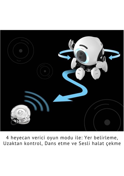 621094 Bitsy Akıllı Robot Arkadaş, Sesle Kontrol Edilen Robot, Çocuklar Için Deney Seti 8-12 Yaş fiyatları
