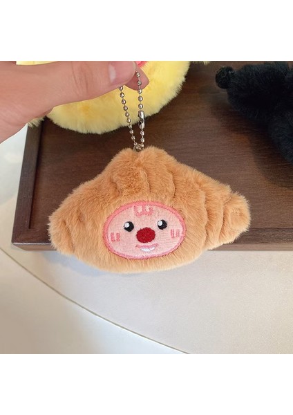 Yeni 1 Adet Iyi Şanslar Karikatür Peluş Oyuncak Bebek Anahtarlık Sevimli Bebek Anahtar Küçük Kolye (Yurt Dışından)