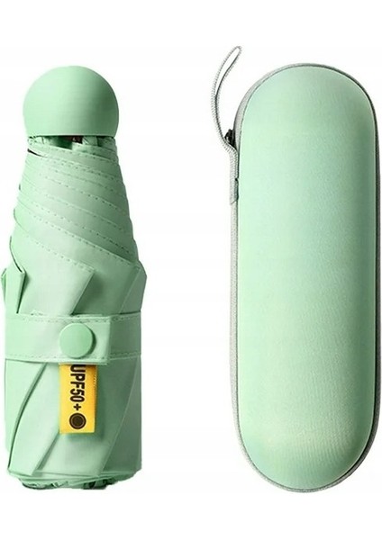 Seyahat Şemsii Yağmur ve Güneş Için Kılıflı Mini Şemsiyeler Uv Sun Umbrella (Yurt Dışından) indirimleri