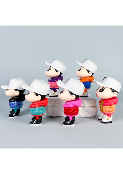 Crayon Shin-Chan El Anime Süsleri Sevimli Çizgi Film Modeli Bebekler (Yurt Dışından) fiyatları