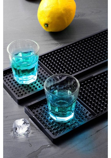 Siyah Silikon Bar Mat 9X60 Cm, Kaymaz ve Kurutma Özelliğiyle Mükemmel Kullanım fiyatları