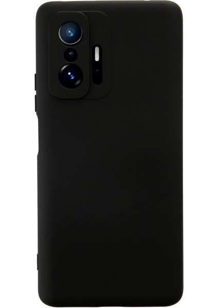 Xiaomi Mi 11T Pro Kılıf Nano Içi Kadife Silikon - Siyah - LORCE7534-7815
