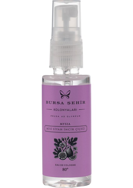 Misi Siyah Incir Kolonyası, Sprey Başlık, Cep Boy, 45 Ml, 80 Derece
