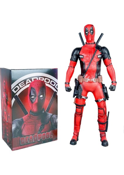 Büyük Deadpool 30CM Anime El Aleti Çevresel Model Süsler Doğum Günü Hediyesi (Yurt Dışından)