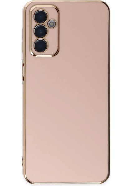 Samsung Galaxy M23 Kılıf Volet Silikon - Pembe - LORCE1149-9781