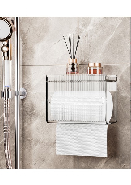 Tuvalet Banyo Depolama Rafı Duvara Monte Su Geçirmez Kağit Kutu (Yurt Dışından) modelleri