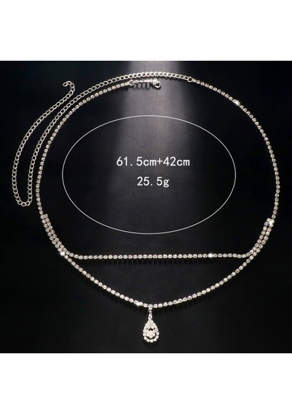 Çok Katmanlı Su Damlası Bikini Bel Zinciri (Yurt Dışından) fırsatları