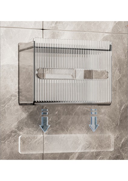 Tuvalet Banyo Depolama Rafı Duvara Monte Su Geçirmez Kağit Kutu (Yurt Dışından) fırsatları