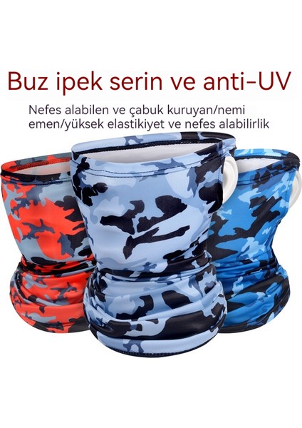 Dış Mekan Güneş Koruyucu Boyun Atkısı, Buz Ipek Kapüşonlu Atkı, Erkekler ve Kadınlar Için Yaz Sporları Bisiklet Maskesi (Ikili Paket) (Yurt Dışından) indirimleri