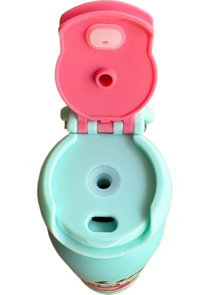 Blingbling1 Karikatür 316 Paslanmaz Çelik Termos Bardak Büyük Kapasiteli Taşınabilir Pipetli Su Isıtıcısı (Yurt Dışından) fırsatları