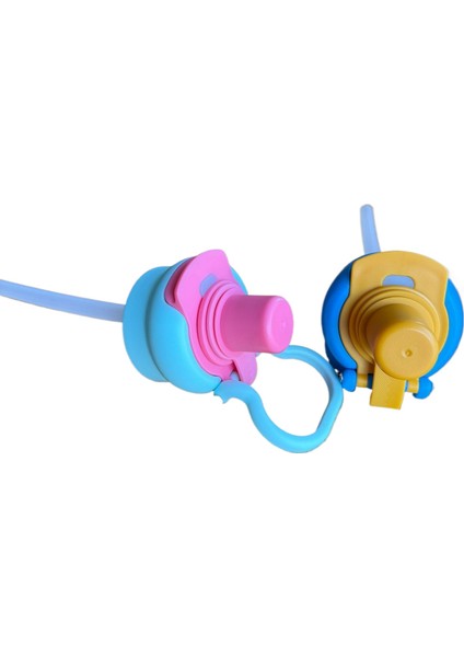 Blingbling1 Karikatür 316 Paslanmaz Çelik Termos Bardak Büyük Kapasiteli Taşınabilir Pipetli Su Isıtıcısı (Yurt Dışından) indirimleri