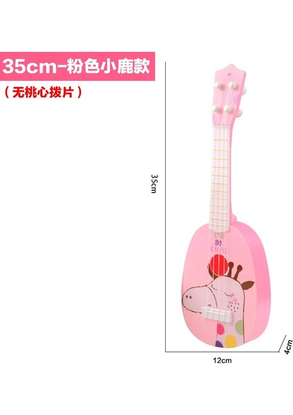 35 cm Çocuk Müzik Aleti Ukulele Küçük Gitar Erken Eğitim Müzik Oyuncak (Yurt Dışından)