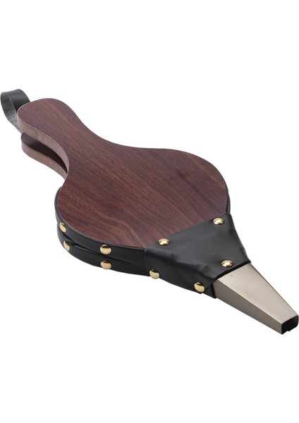 Vintage Mini El Körük Koyu Kahverengi Şömine Üfleyici Geleneksel Soba Yangın Çakmak Fan Ev Diy Şömine Aksesuarları (Yurt Dışından)