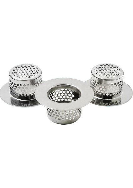 Küvet Tahliye Kapağı, Banyo Lavabo Süzgeci, Küvet Çamaşırhane Yardımcı Lavabosu Için Tahliye Saç Tutucu, A (3'lü Paket) (Yurt Dışından)