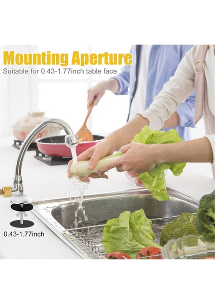 2 Inç Mutfak Lavabo Deliği Kapakları, Paslanmaz Çelik Musluk Deliği Kapağı Lavabo Musluğu Deliği Tapası Sızıntı Önleme Için (Yurt Dışından) indirimleri